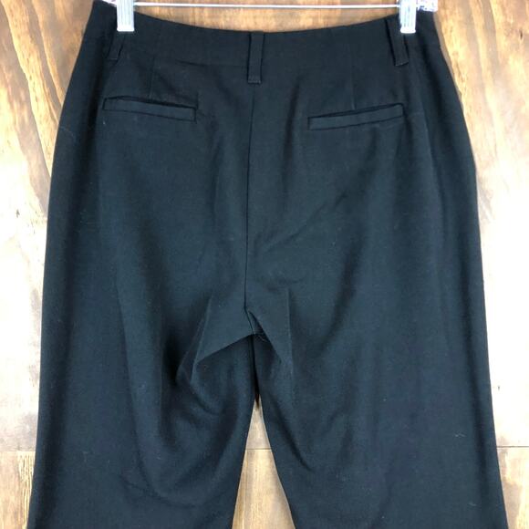 Eddie Bauer Womens Pants Black Blakely Palazzo Wide Leg Workwear Stretch 6 - Picture 11 of 12